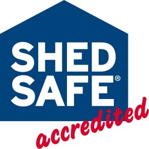 Shed Safe Accredited Logo