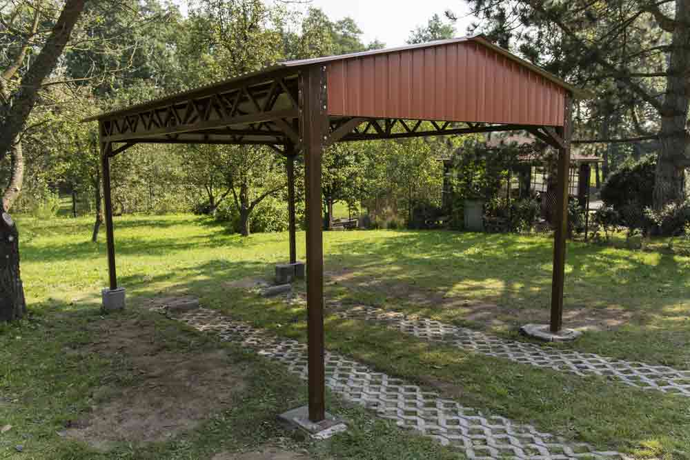 Simple Sheet Metal Carport